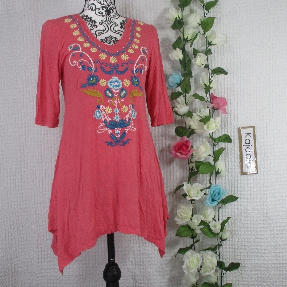 Anthropologie CAITE Embroidered Top NWT Size Small